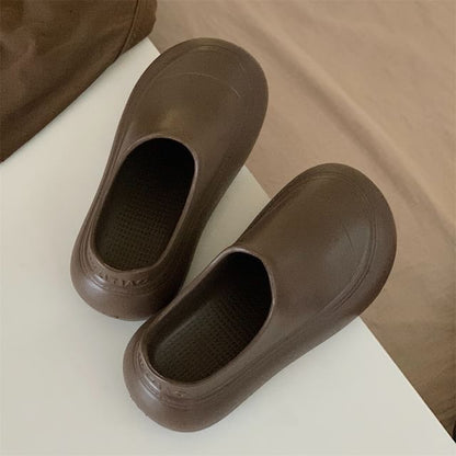Plain Platform Mules