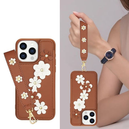 Floral Faux Leather Phone Case