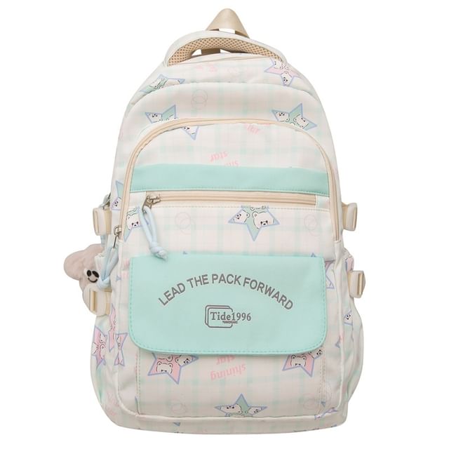 Rucksack/Taschenanhänger/Set mit Cartoon-Print und mehreren Taschen