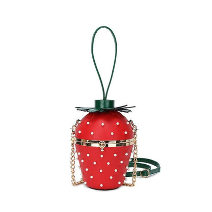 Bag Strap Chain Strawberry Bucket