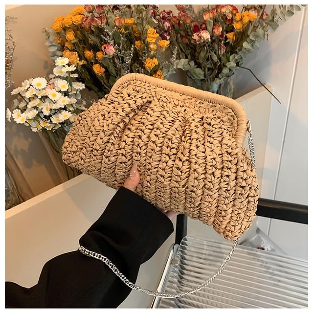 Chain Straw Bag Strap Crossbody