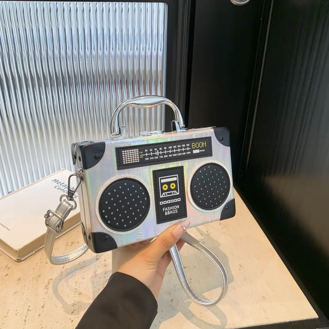 Bag Crossbody Handle Box Top Radio