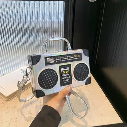 Bag Crossbody Handle Box Top Radio