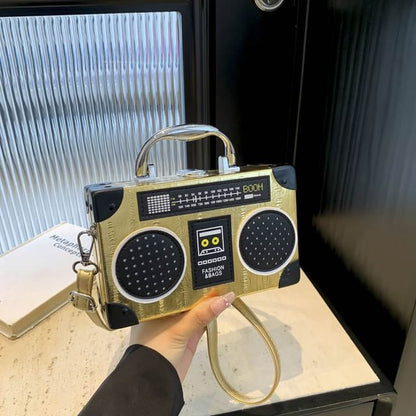 Bag Crossbody Handle Box Top Radio