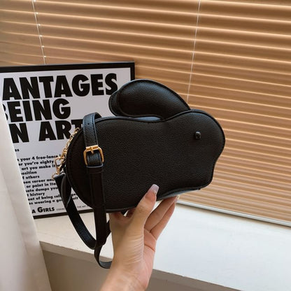 Rabbit Faux Leather Crossbody Bag