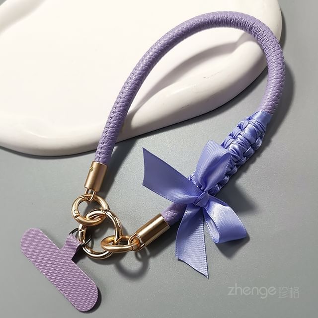 Ribbon Phone Strap with Lanyard Pad