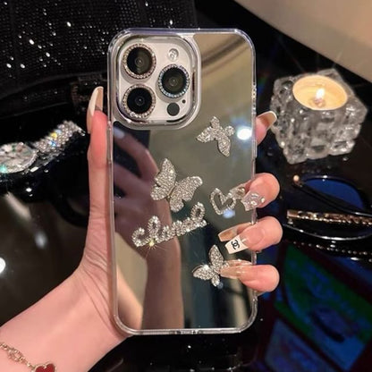 Strap Mirrored / Phone Butterfly Set Case