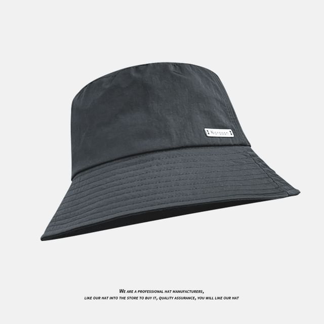 Metal Bucket Hat Plate