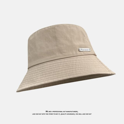 Metal Bucket Hat Plate