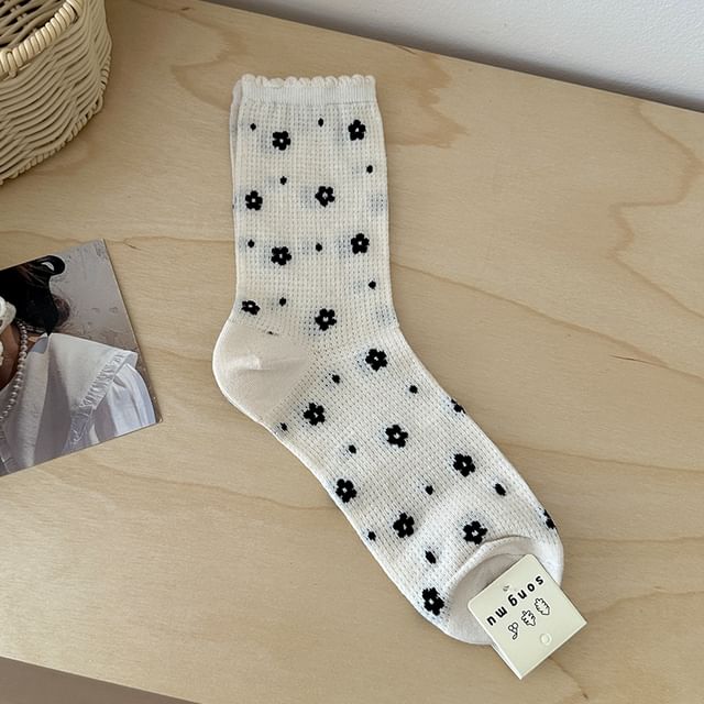 Patterned / Bow Accent Socks