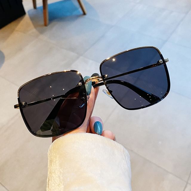 Gradient Square Frame Sunglasses
