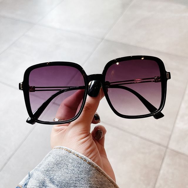 Square Frame Oversized Sunglasses