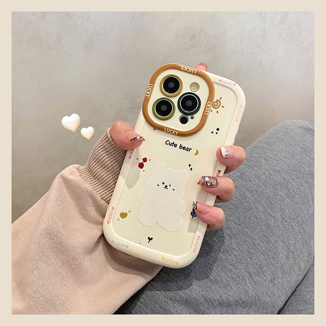 Set / Bear Strap Case Phone