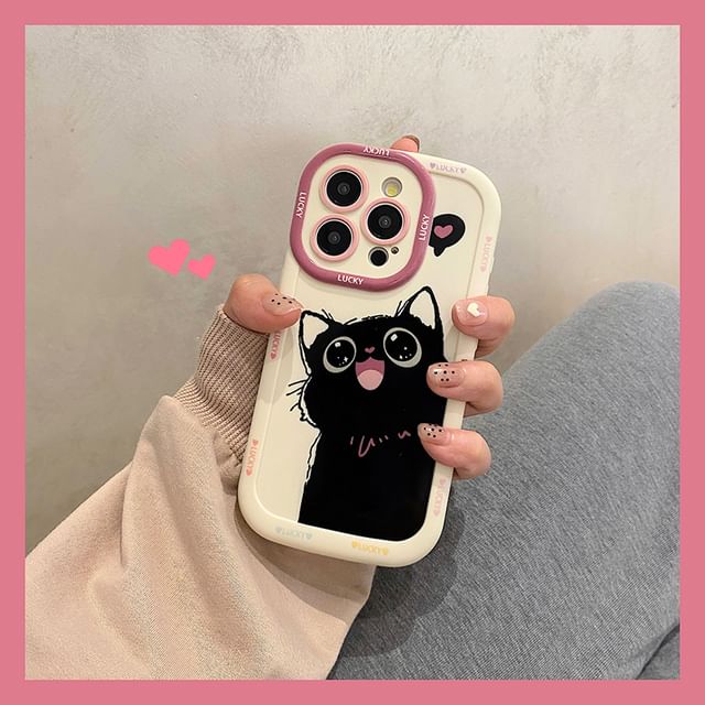 / Case Set Phone Cat Strap