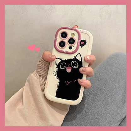 / Case Set Phone Cat Strap