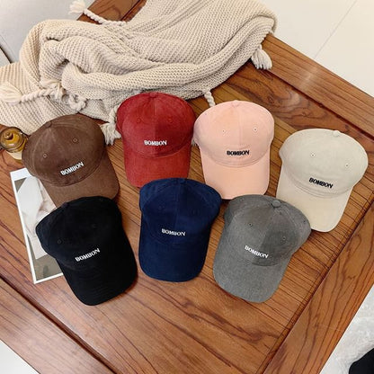 Cap Baseball Embroidered Lettering
