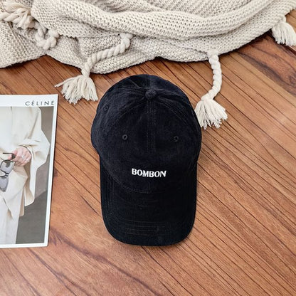 Cap Baseball Embroidered Lettering