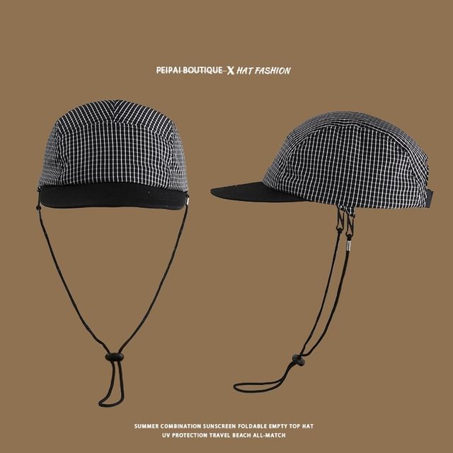 Plaid Baseball Cap