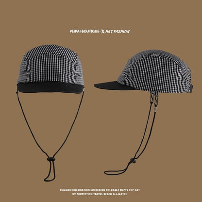 Plaid Baseball Cap