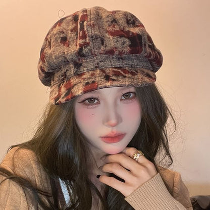 Newsboy Plaid Cap