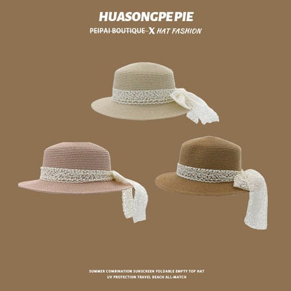 Hat Boater Lace Straw Trim