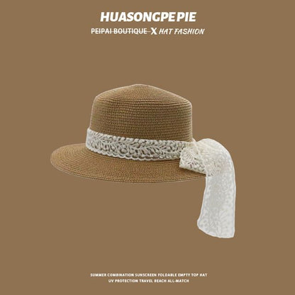 Hat Boater Lace Straw Trim