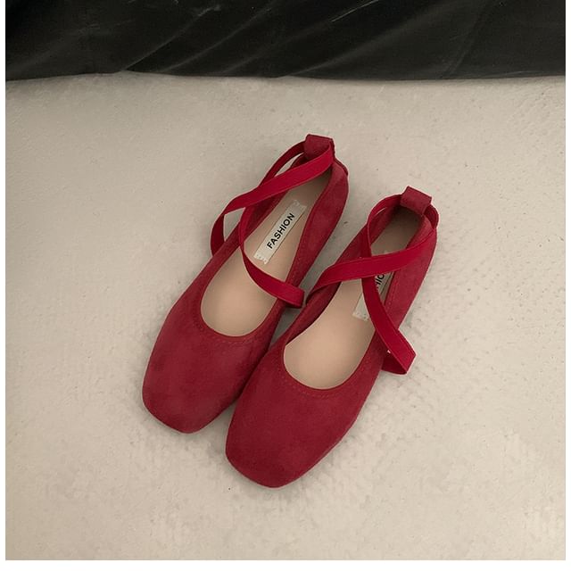 Faux-Suede Ballet Flats in 5 Colors