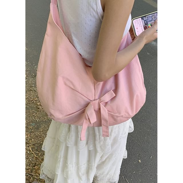 Plain Bow Tote Bag