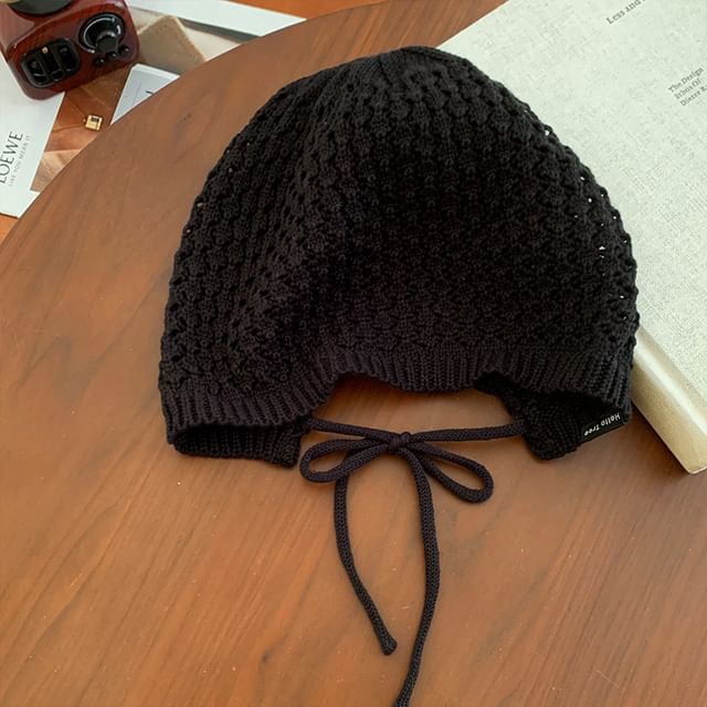 Knit Bonnet Hat