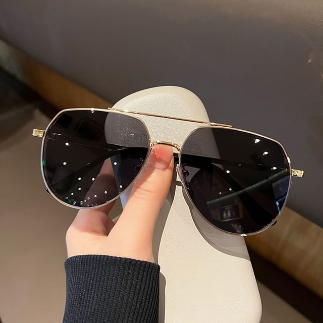 Hexagon Frame Sunglasses