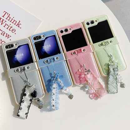 Plain Ribbon Charm Phone Case