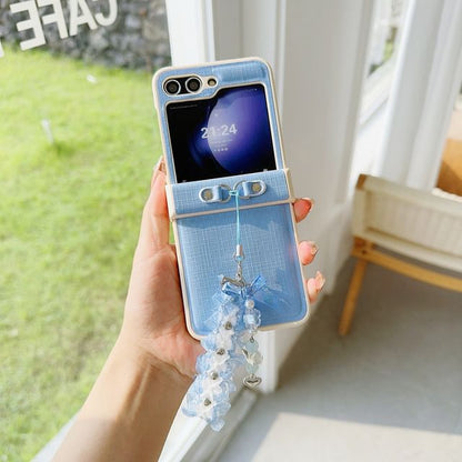 Plain Ribbon Charm Phone Case