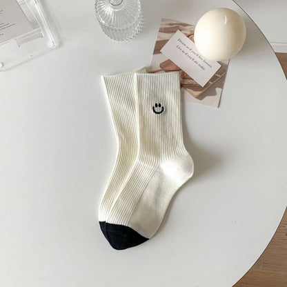 Cartoon Embroidered Socks