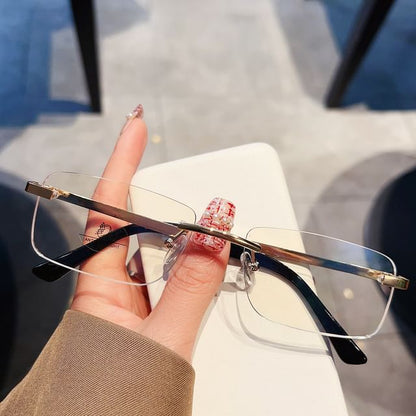 Square Rimless Glasses