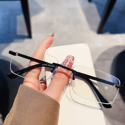 Square Rimless Glasses