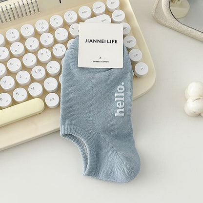 Lettering Socks