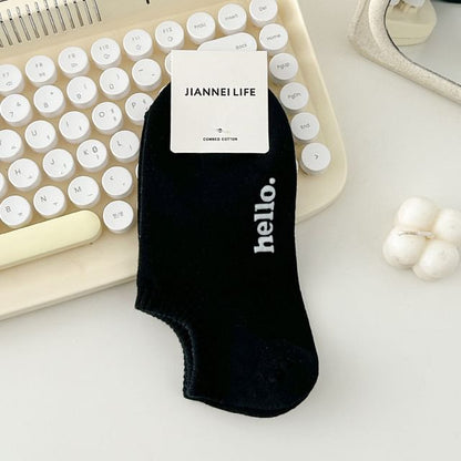 Lettering Socks