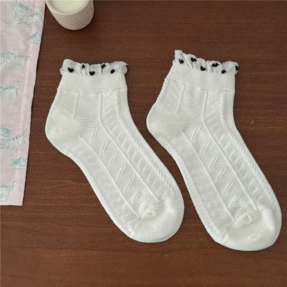 Ruffle Trim Socks