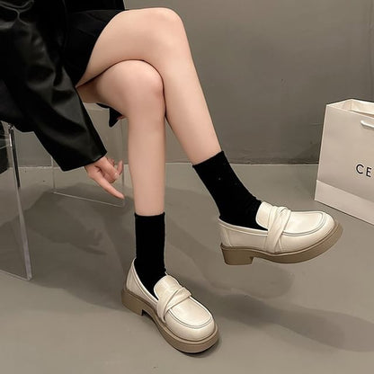 Mocassins en similicuir