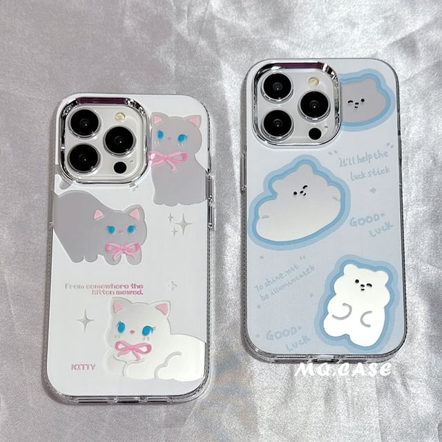 Cartoon Phone Case - iPhone 15 Pro Max / 15 Pro / 15 / 14 Pro Max / 14 Pro / 14 / 13 Pro Max / 13 Pro / 13 / 12 Pro Max / 12 / 11