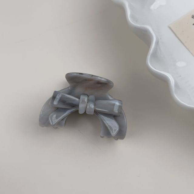 Bow Acrylic Hair Claw