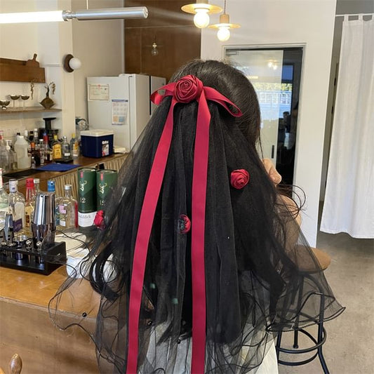 Ribbon Mesh Hair Tie