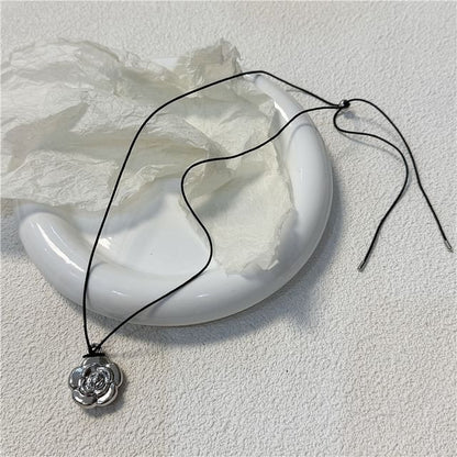 Floral Necklace / Drop Earring