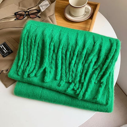 Fringed Plain Scarf