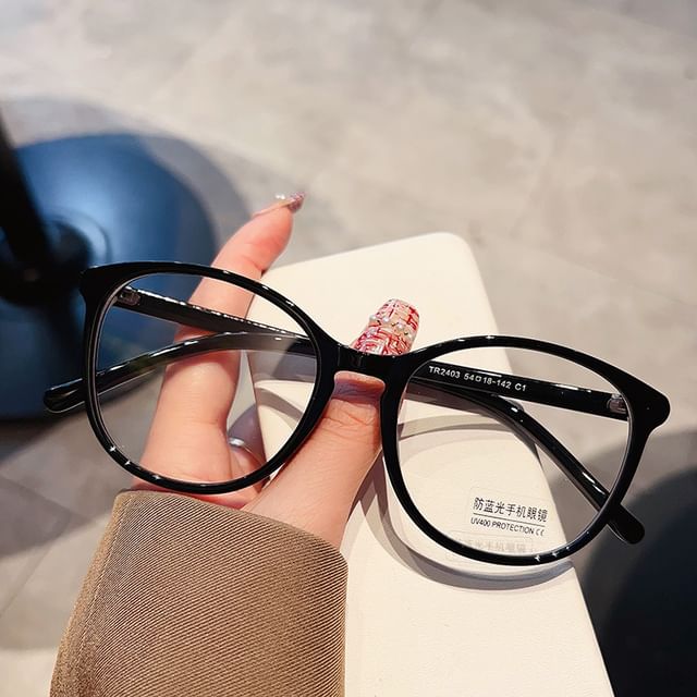 Round Frame Blue Light Blocking Glasses