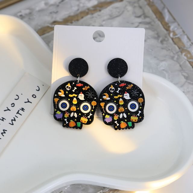 Halloween Drop Earring