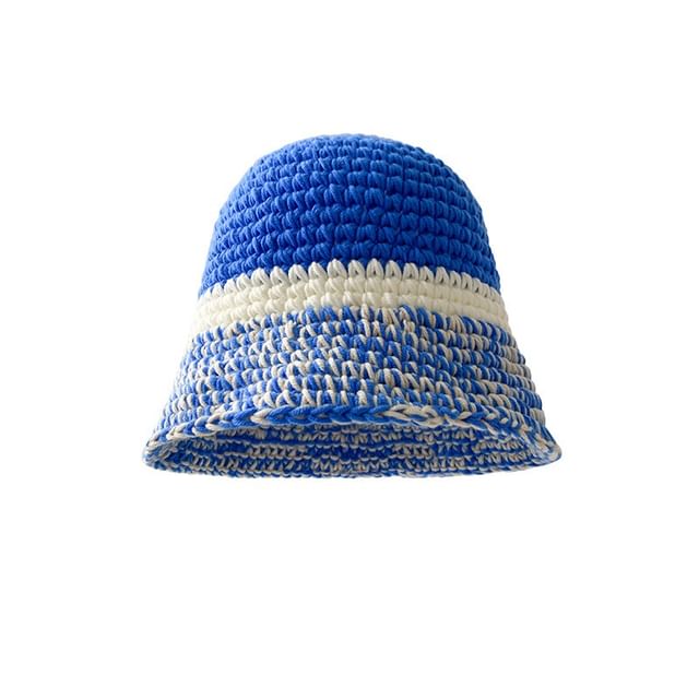 Panel Knit Bucket Hat