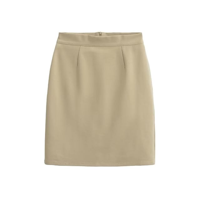 Classic Pencil Mini Skirt
