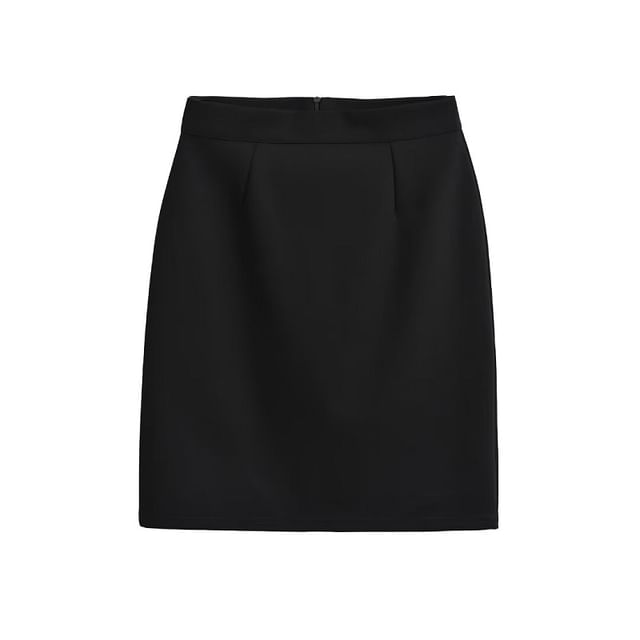 Classic Pencil Mini Skirt