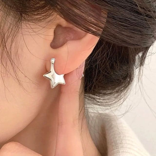 Star Huggie Earring / Clip-On Earring